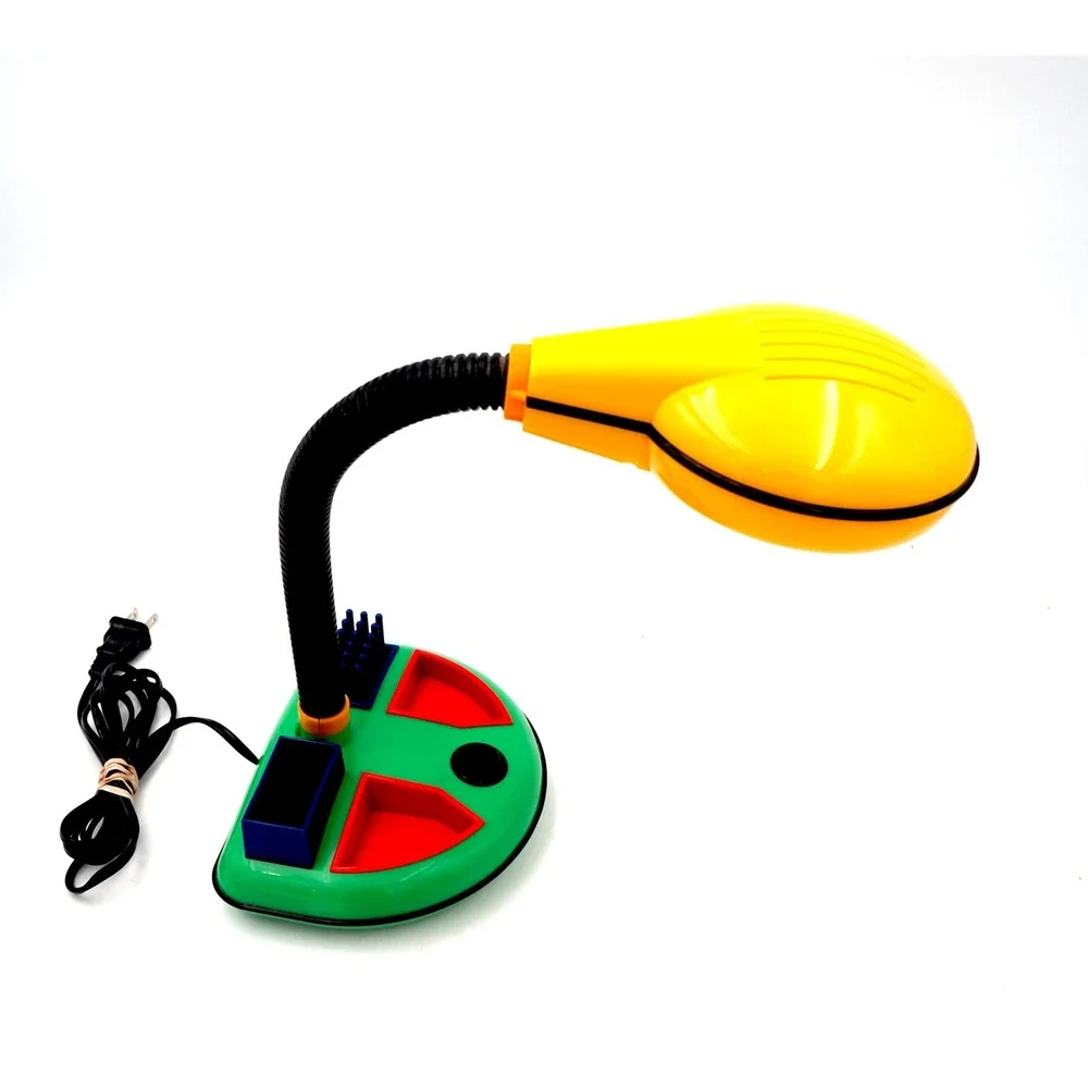 Vtg 80s Rabbit Tanaka Multi-Colored‎ Gooseneck Desk Lamp Memphis Milano Style